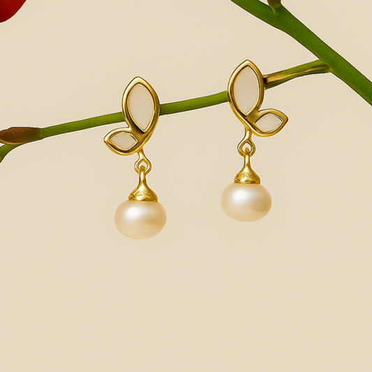 Mother Of Pearl Butterfly Earring